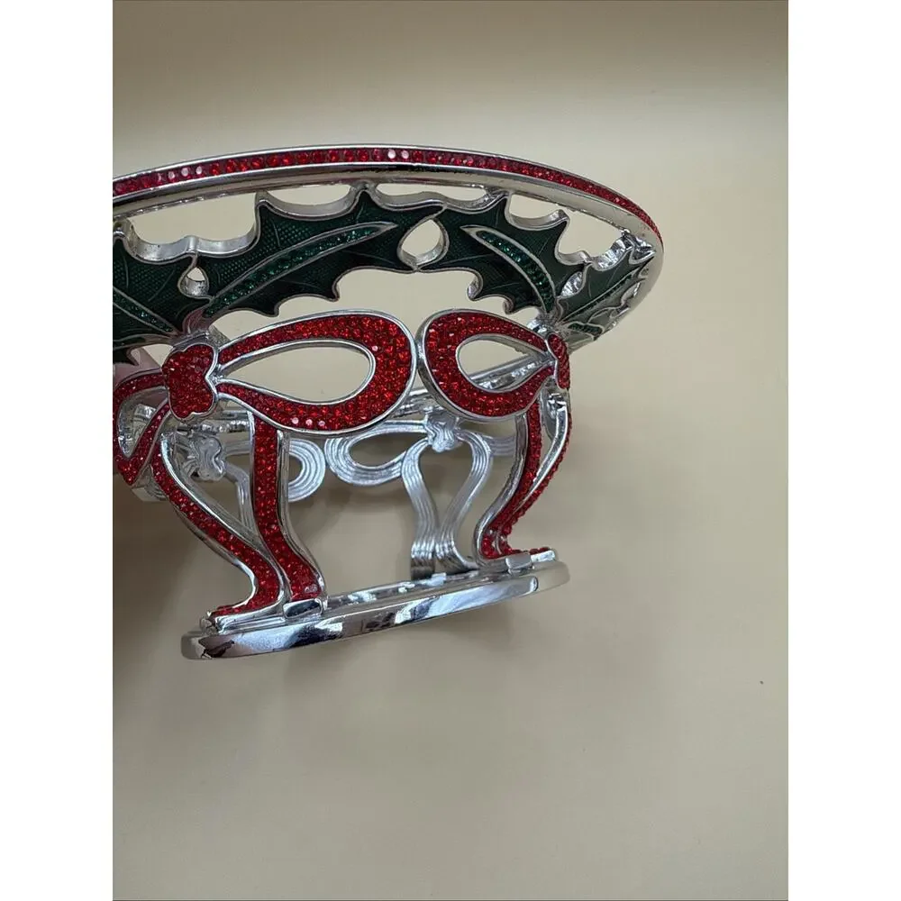 Swarovski Crystal Bowl Stand HolidayDecorative Christmas No Bowl 1299925